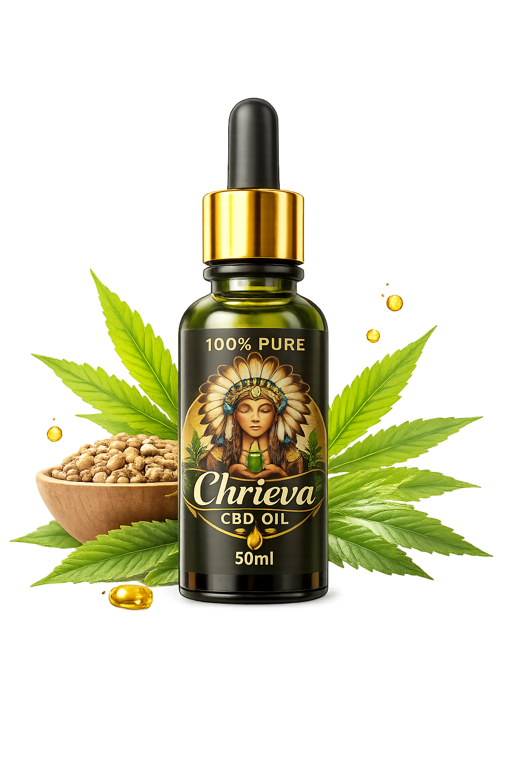 50% CBD olie – Naturel 50ML