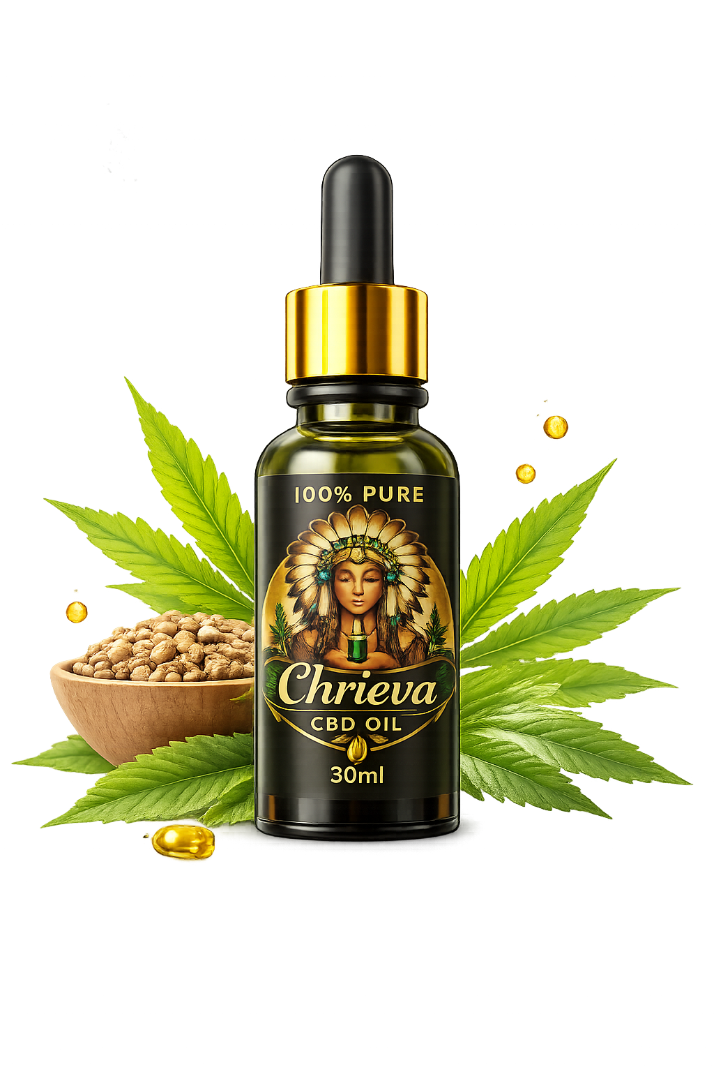 50% CBD olie – Naturel 30ML